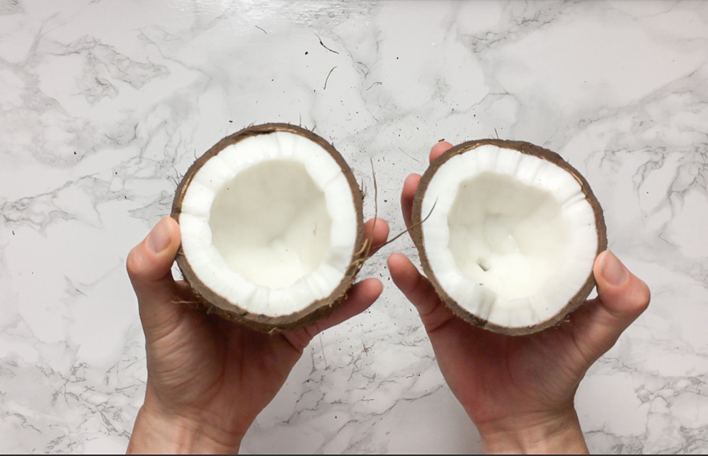 How to open a coconut at home without a hammer